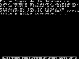 Don Quijote de la Mancha (1989)(Aventuras Level 10)